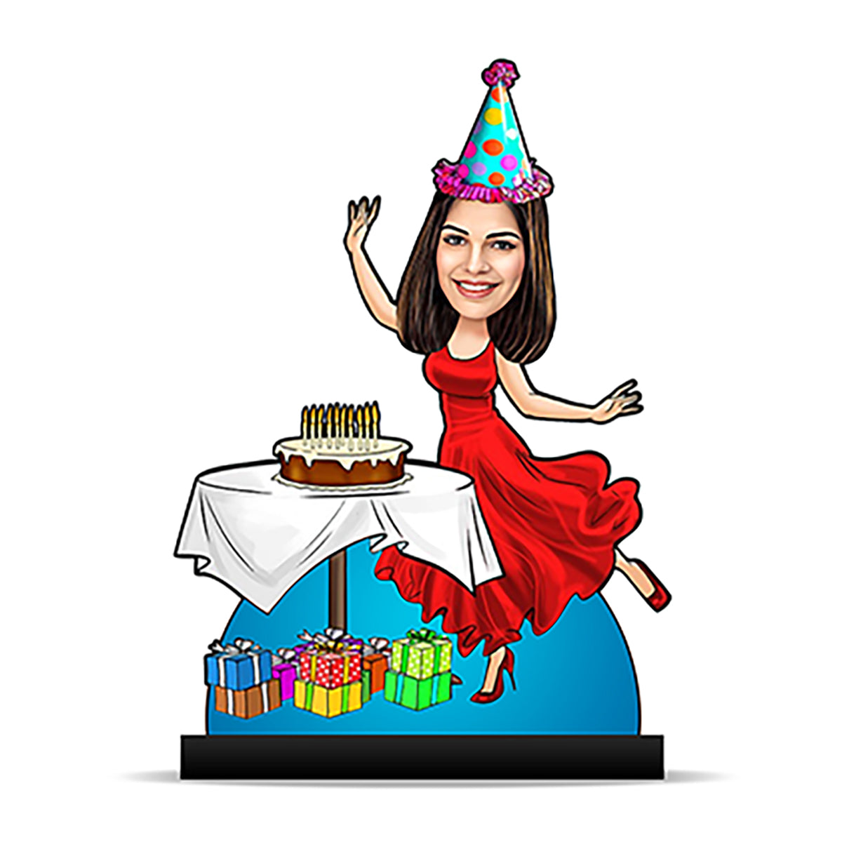 Birthday Girl Caricature