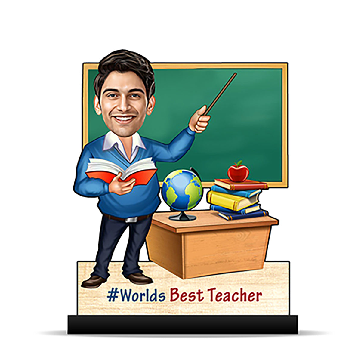 Male Teacher Professor Caricature