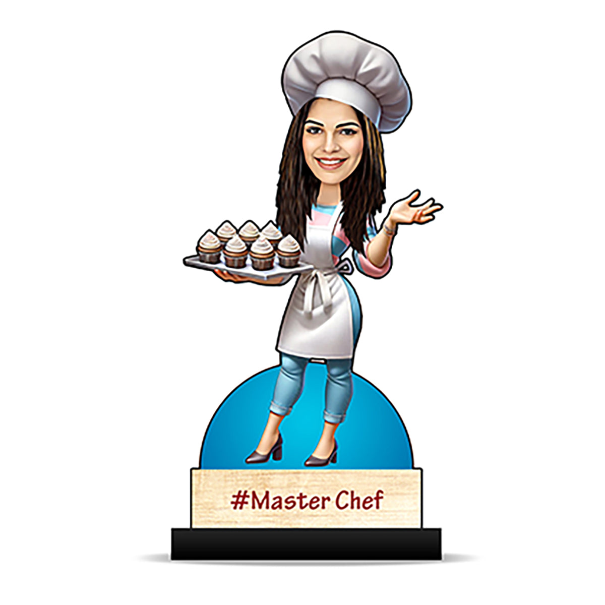 Lady Chef Caricature C382