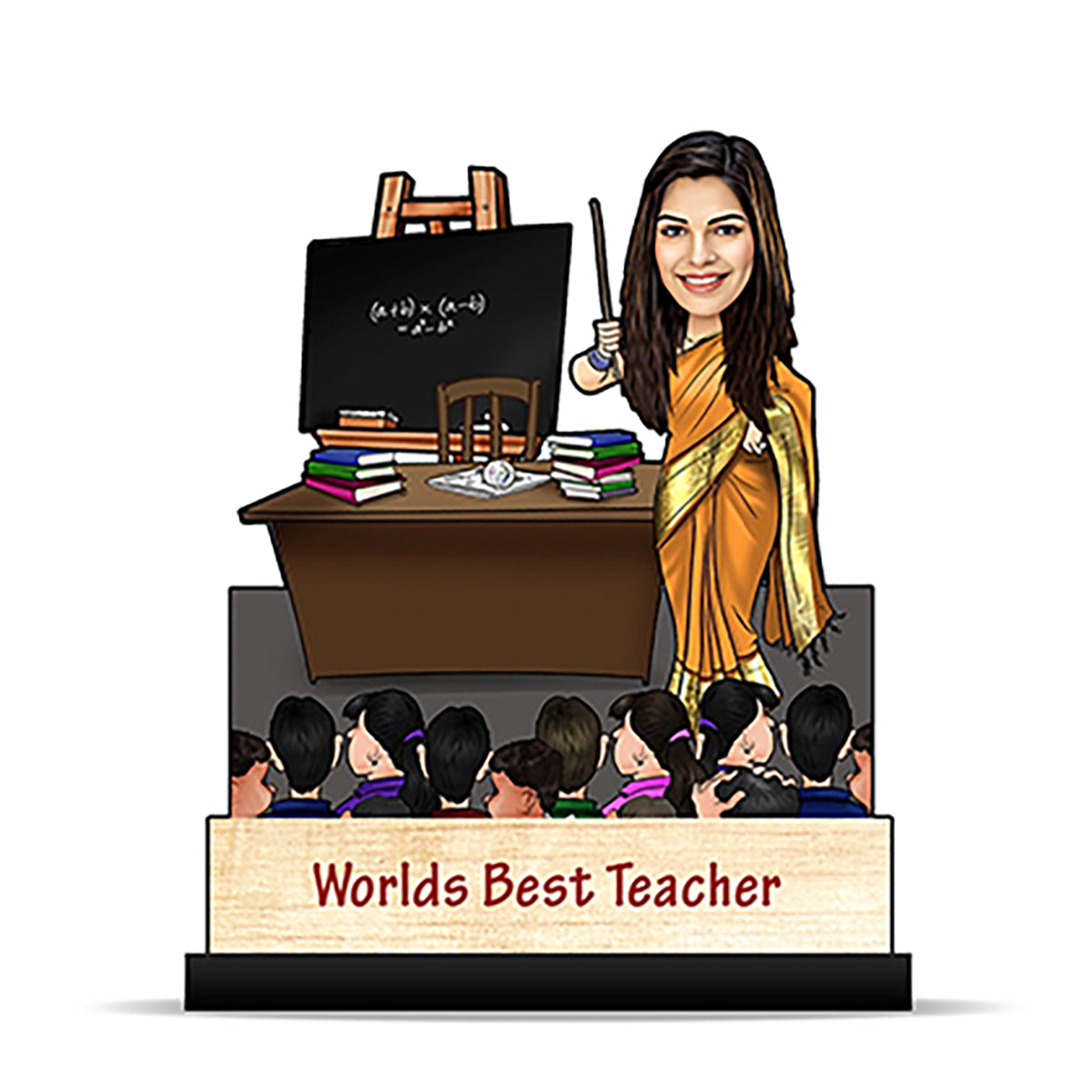 Female Teacher Caricature C345
