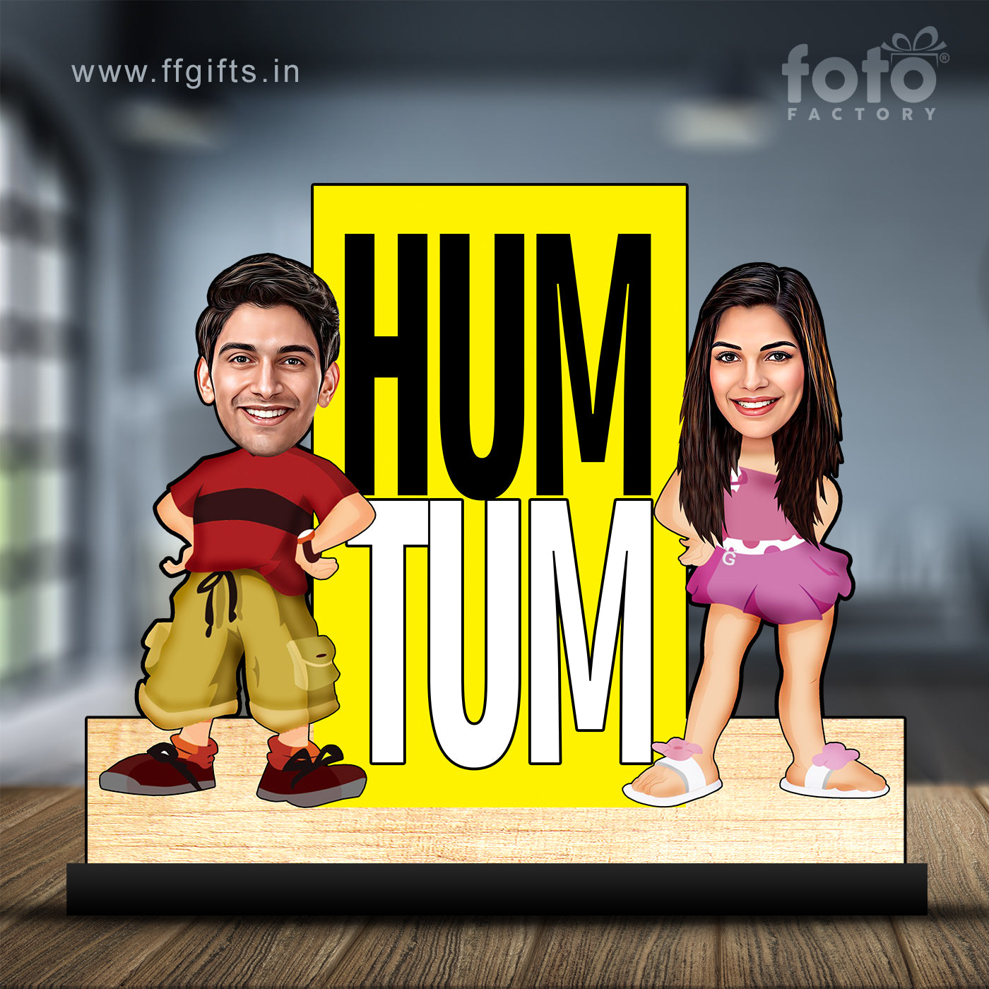 Hum Tum Couple Caricature C400