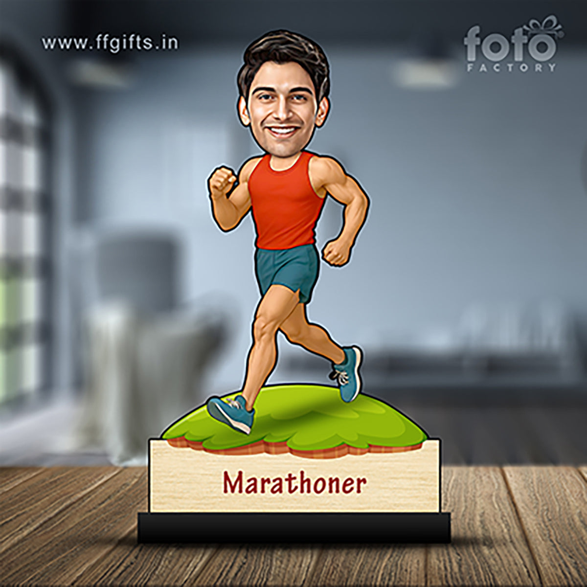 Marathon Runner Caricature C392