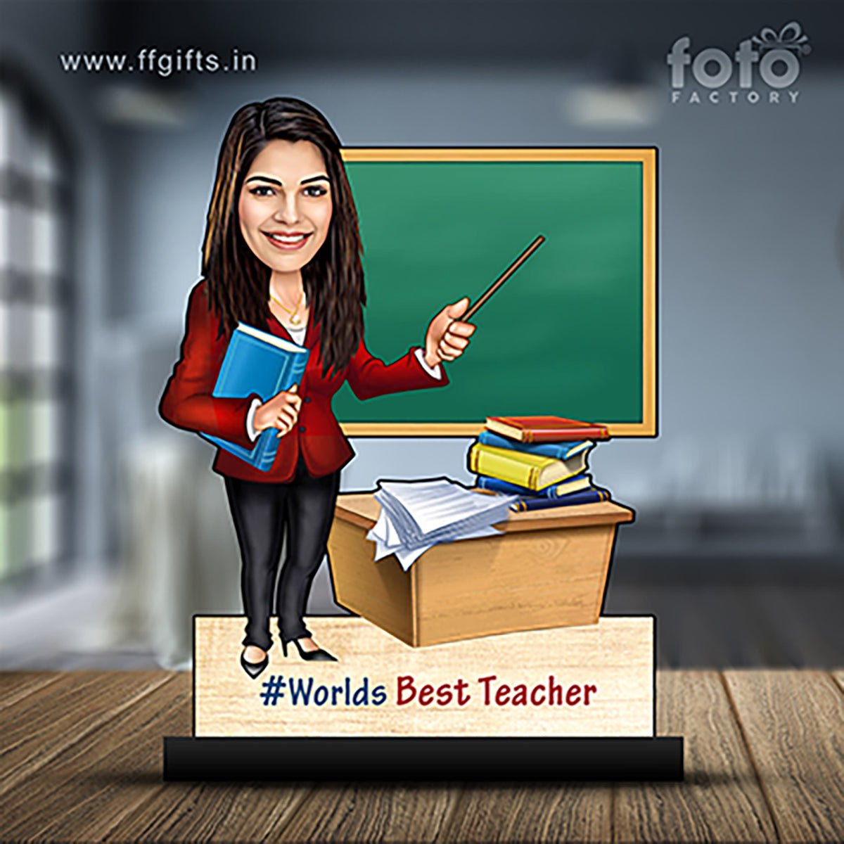 Female Teacher Caricature