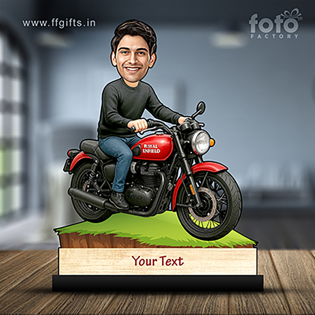 Bike Rider Caricature C375