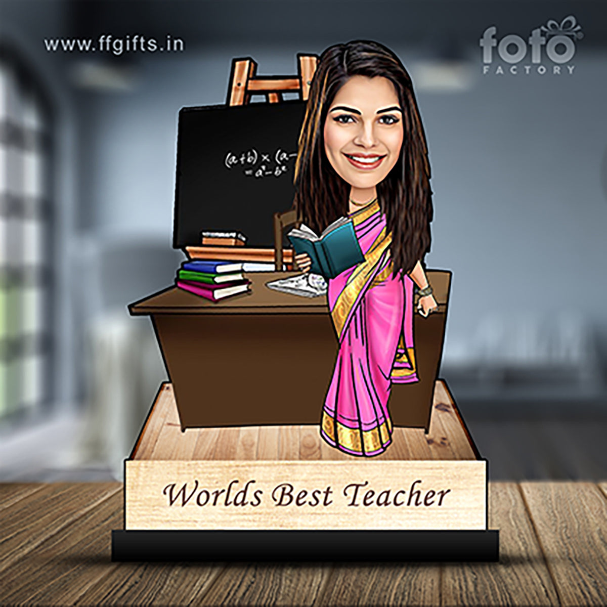 Female Teacher Caricature C366