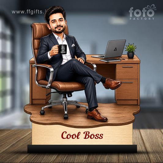 Personalized Cool Boss Caricature C811