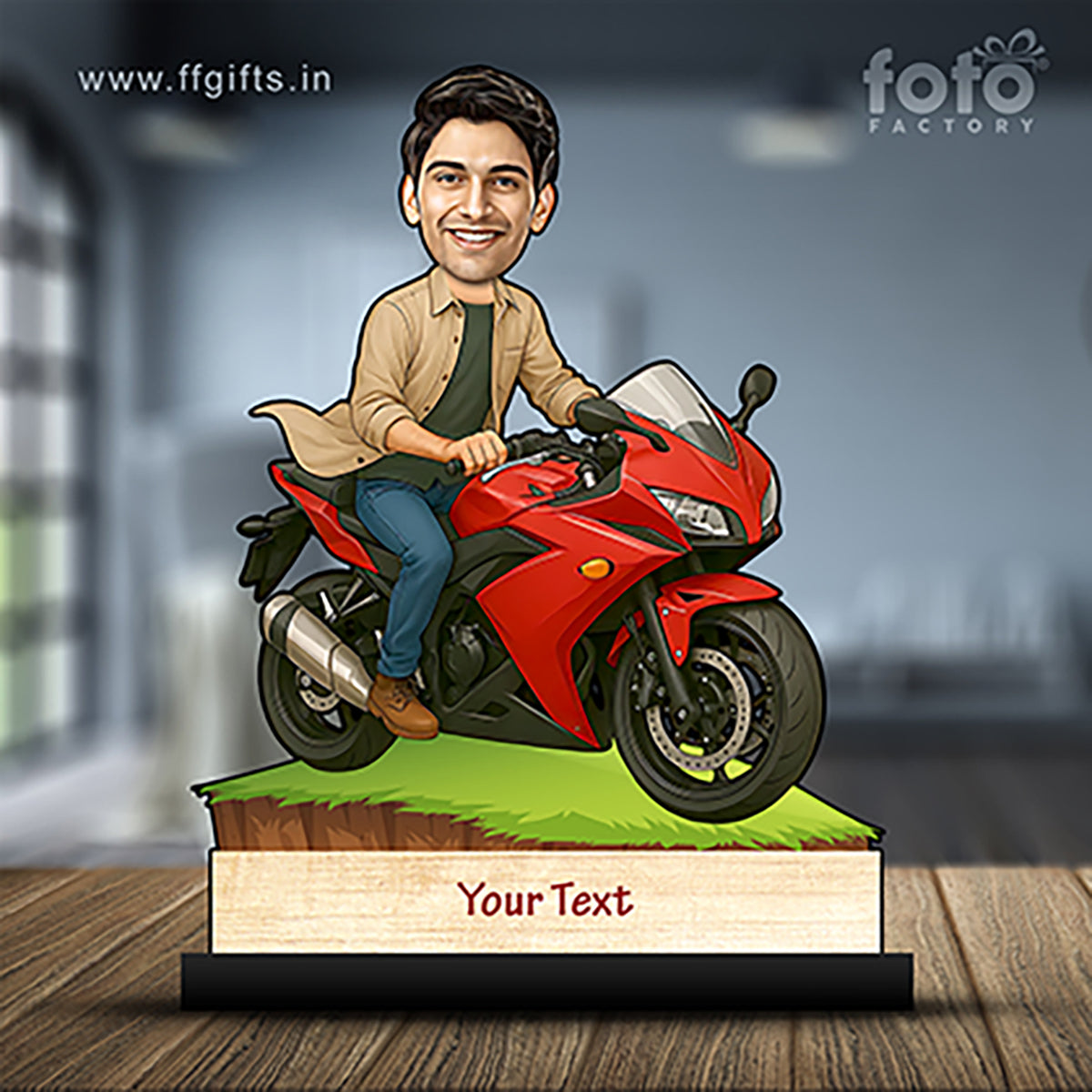 Bike Rider Caricature C376