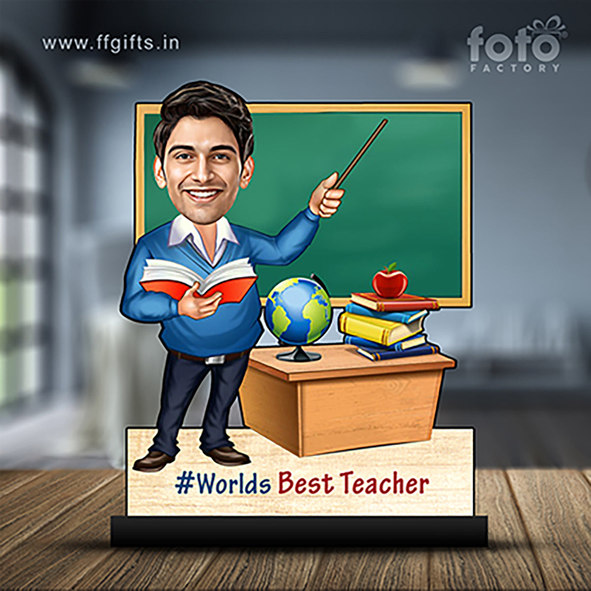 Male Teacher Professor Caricature