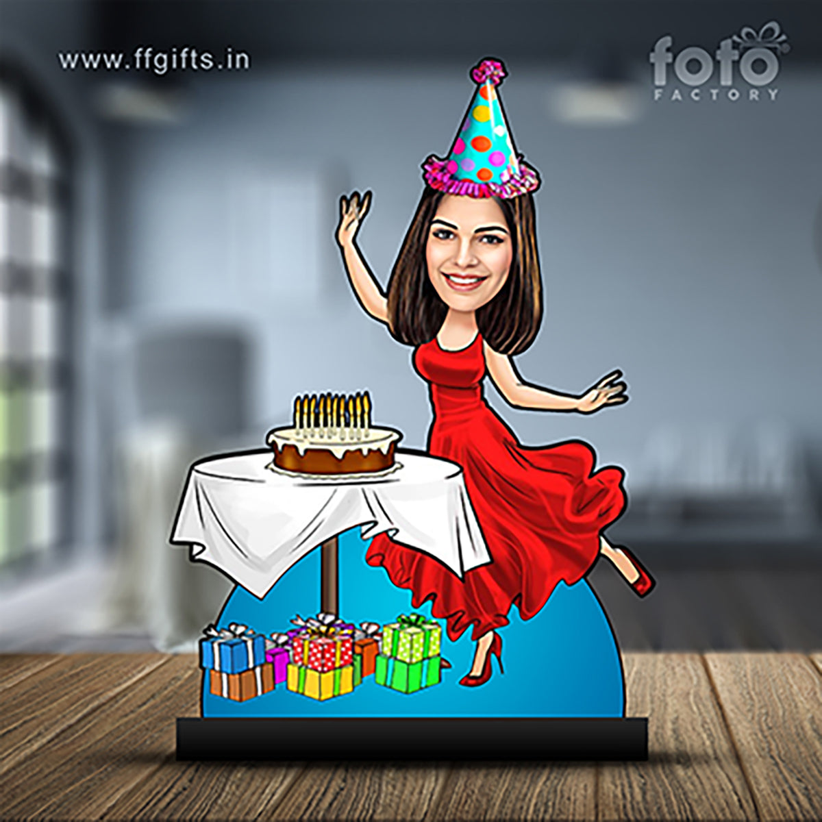 Birthday Girl Caricature