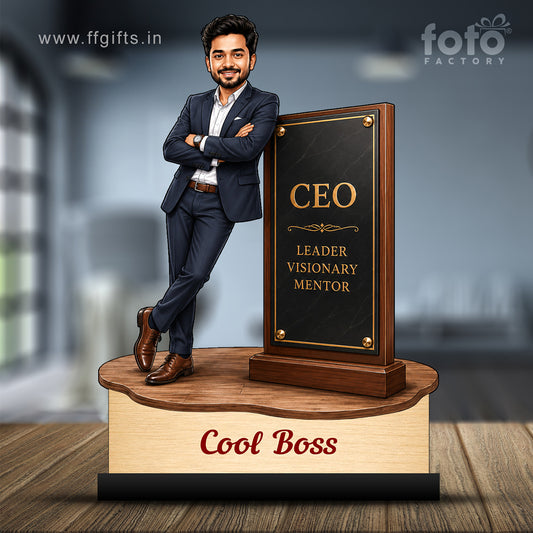 Personalized Cool Boss Caricature C816