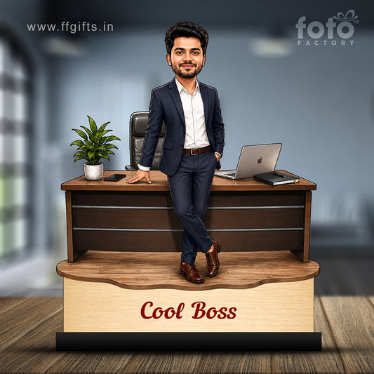 Personalized Cool Boss Caricature C809