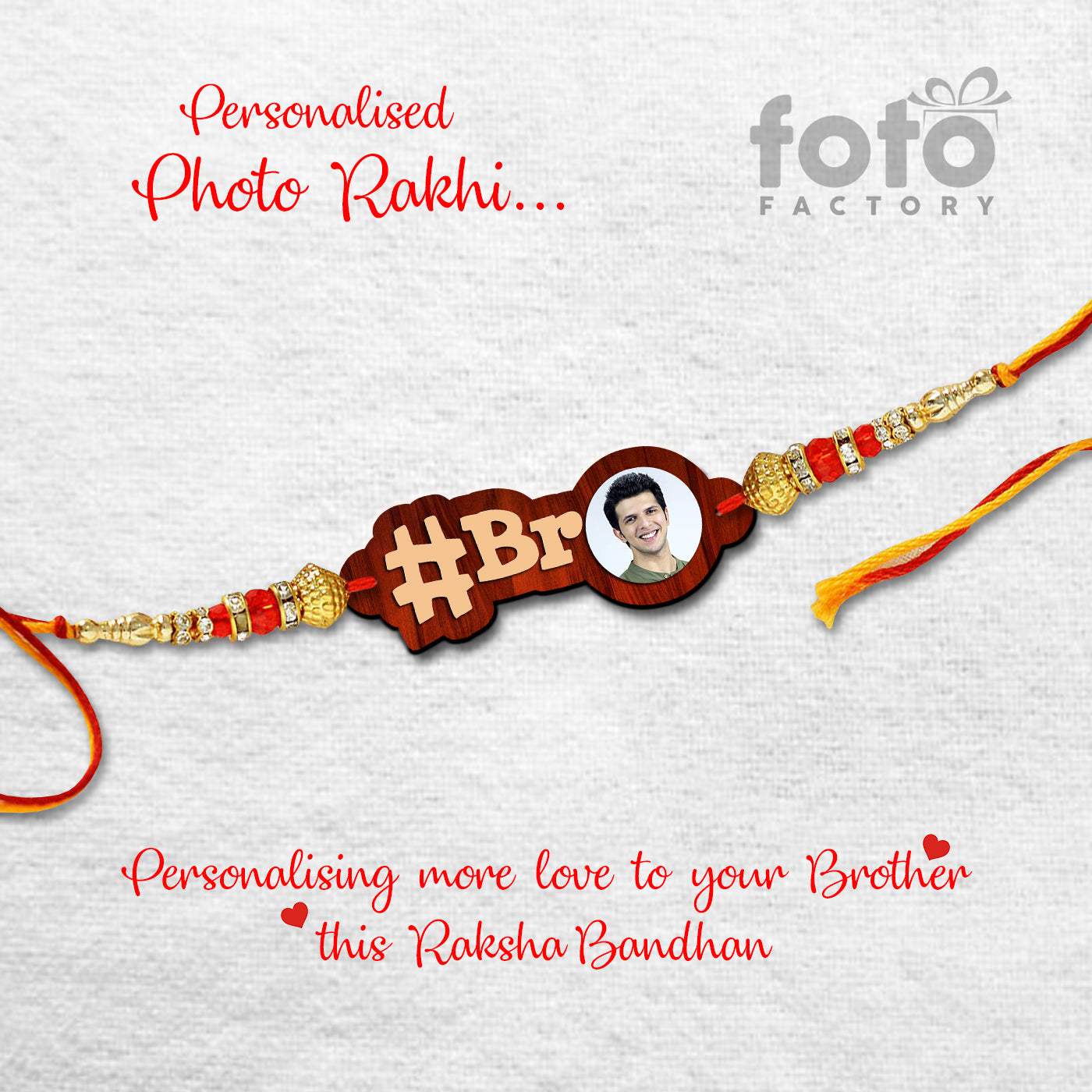 #Bro Shape Photo Rakhi R012