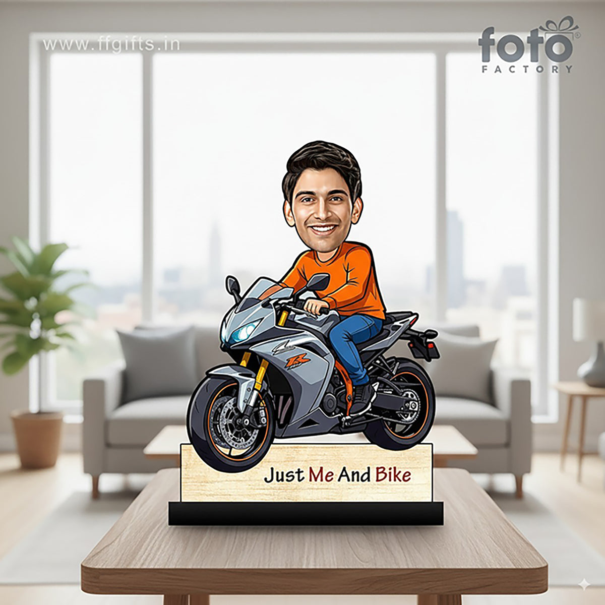 Super Bike Rider Caricature C409