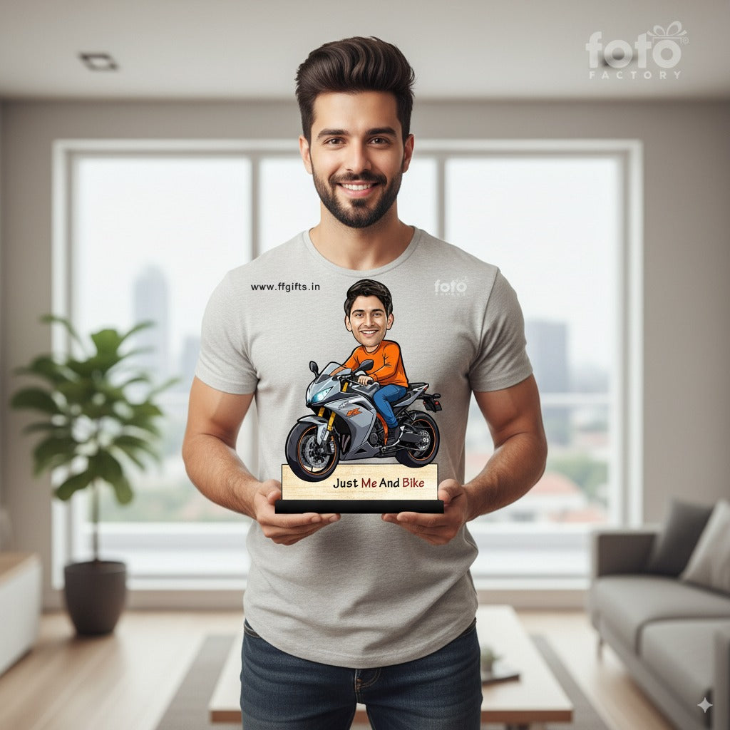 Super Bike Rider Caricature C409