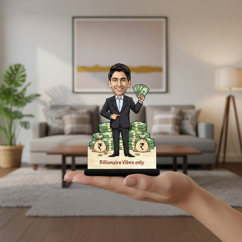 Male Businessman Entrepreneur Caricature C422