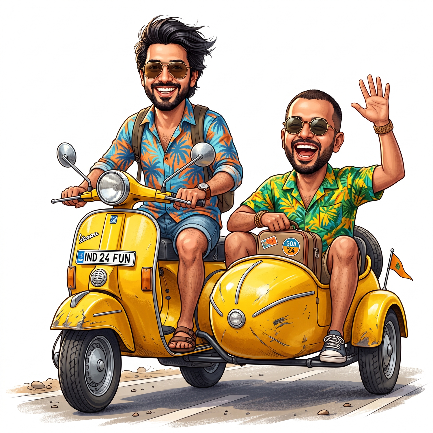 Firends on Bike