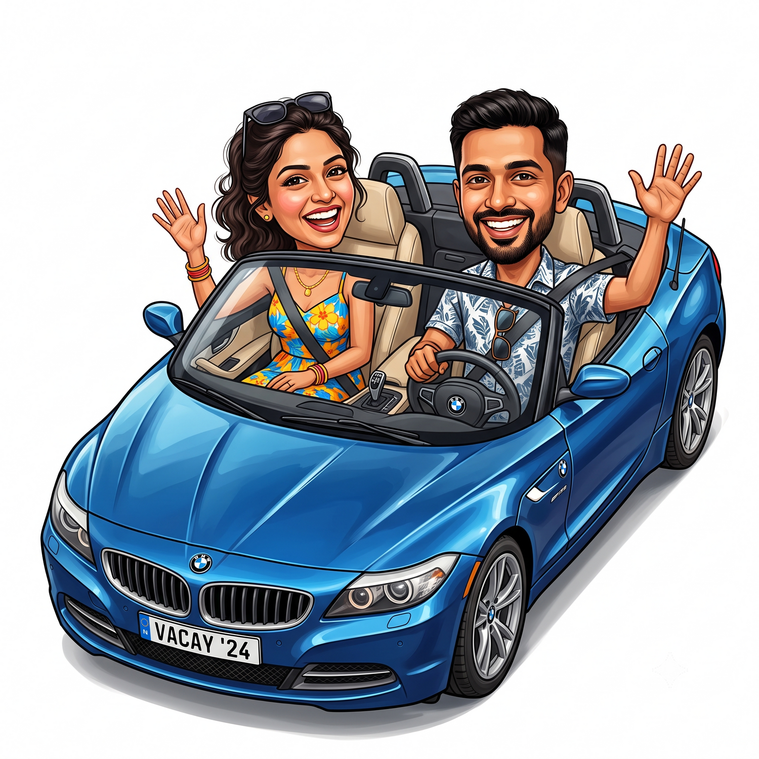 Couple with Car