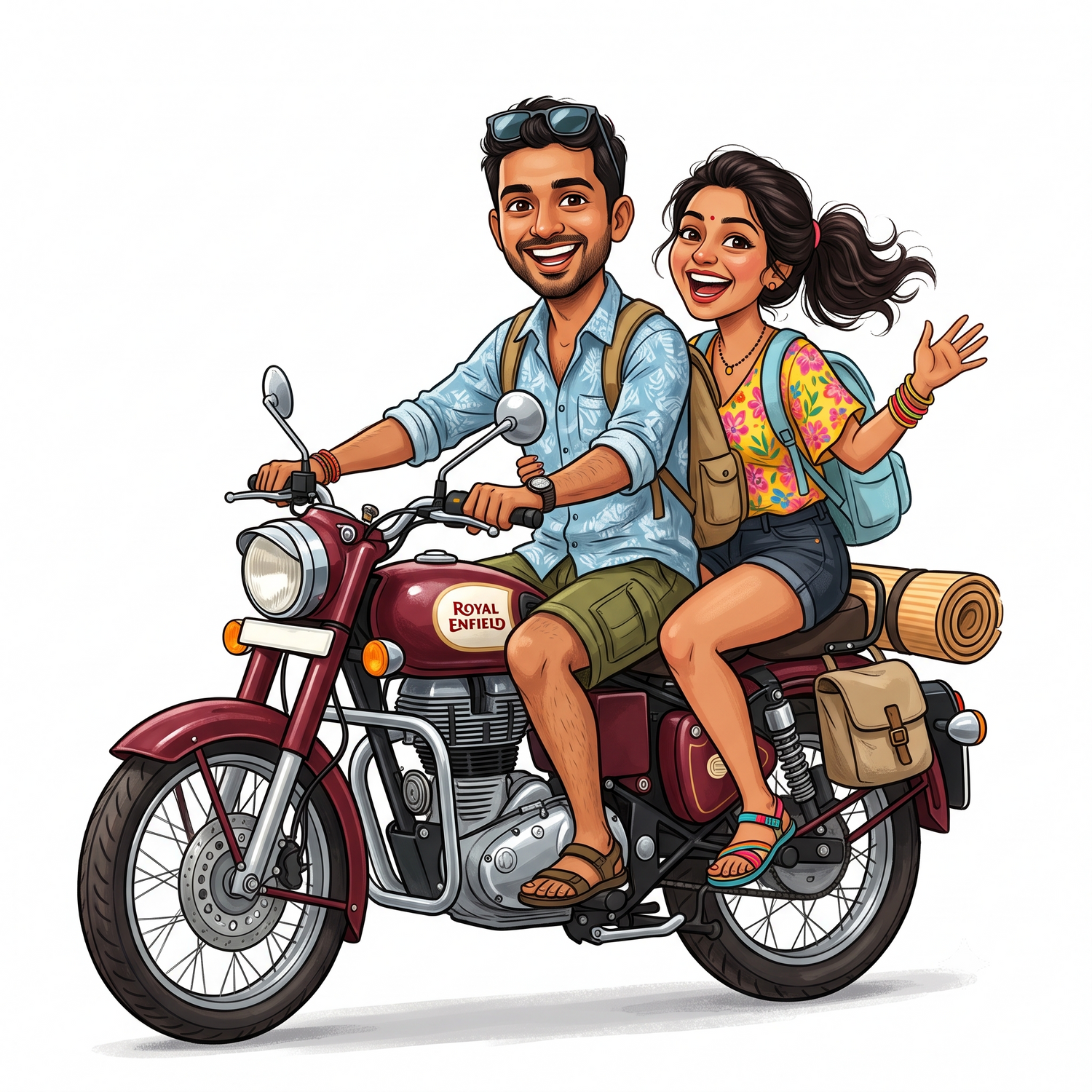 Couple with Bike