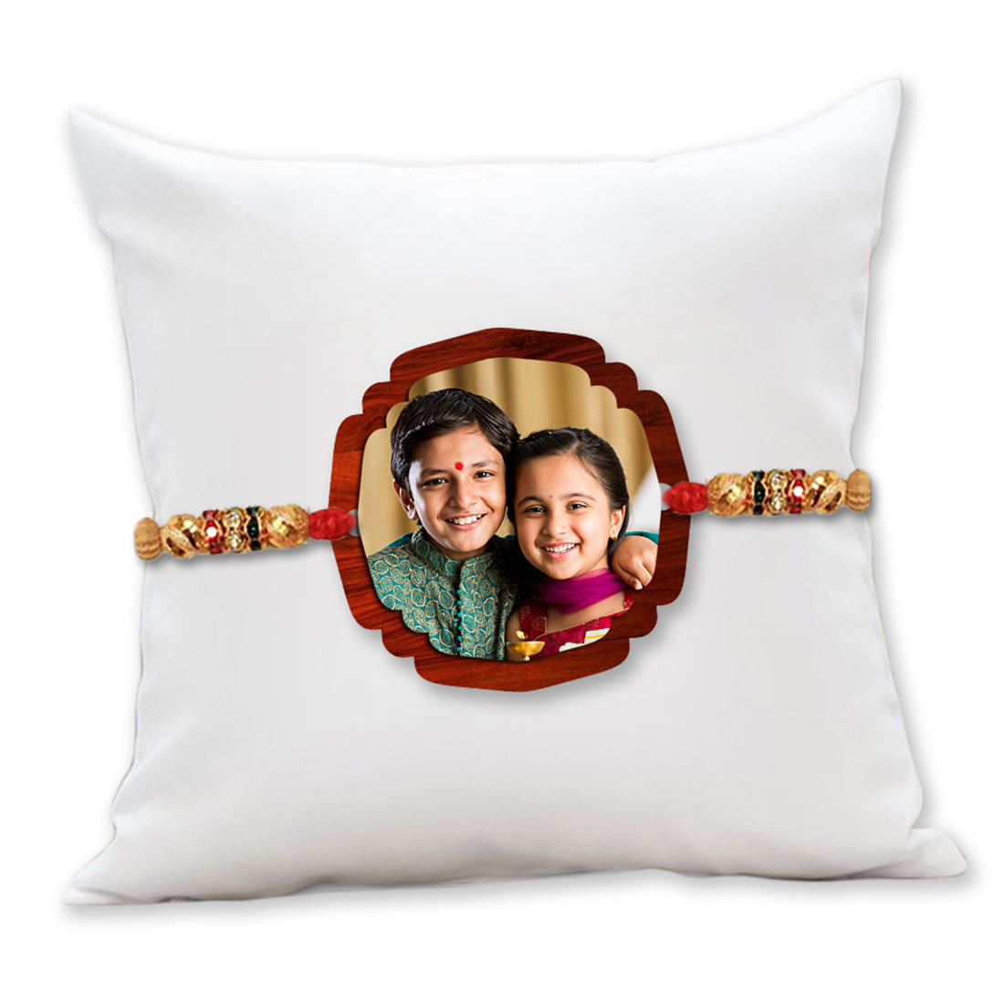Flower Shape Photo Rakhi R002