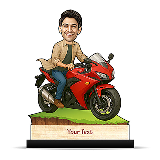 Bike Rider Caricature C376