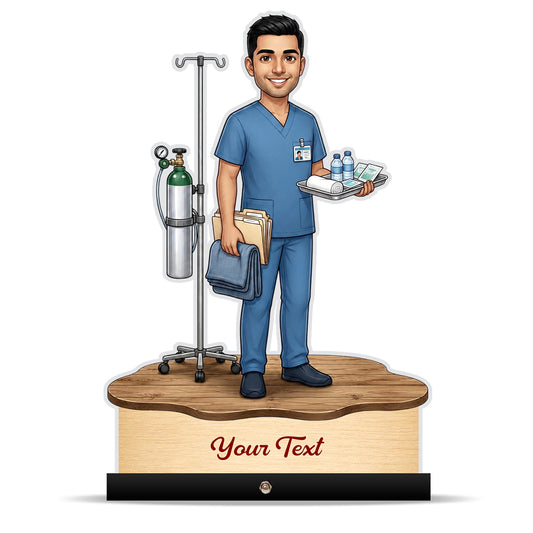 Medical Nurse Caricature C754