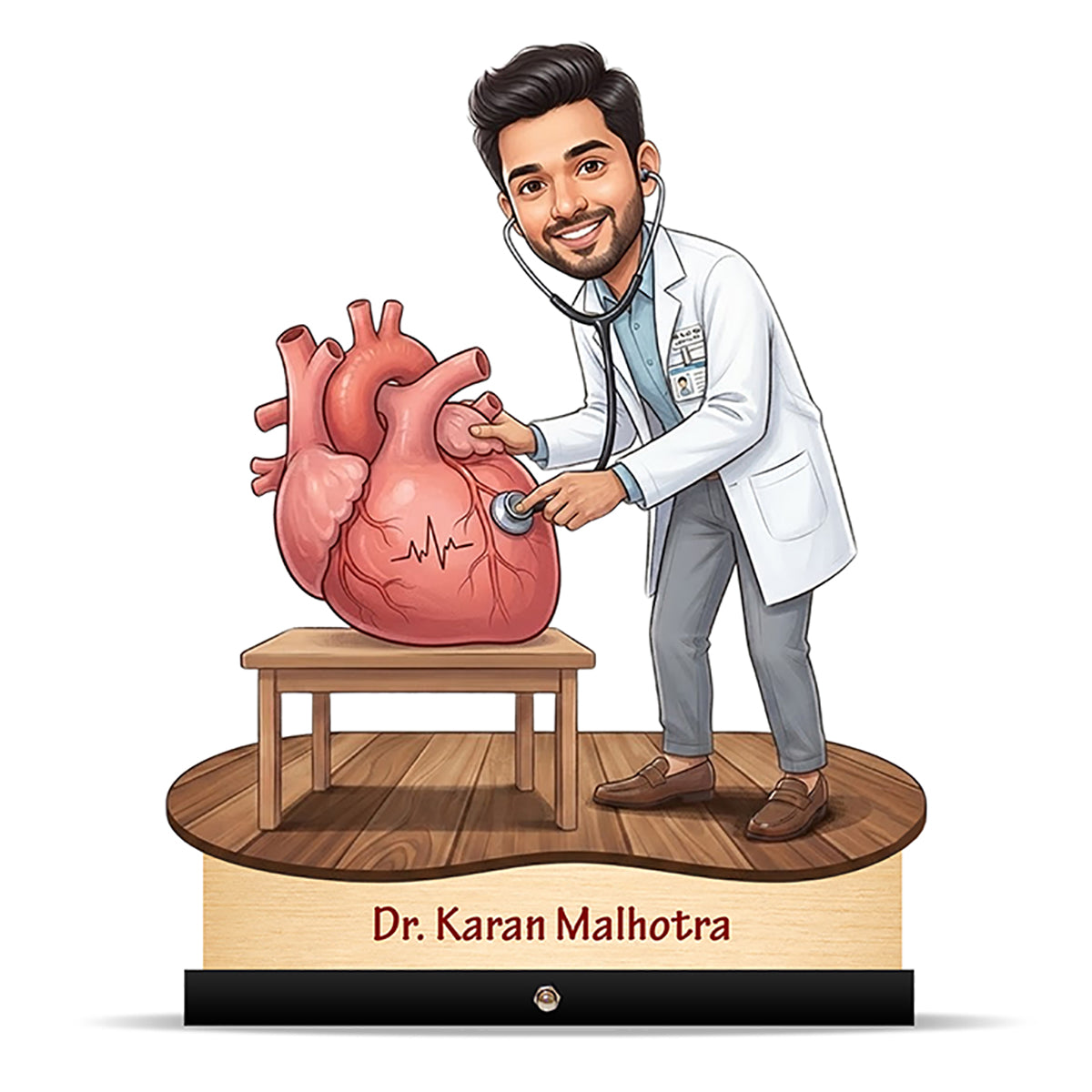 Cardiologist Doctor Caricature C490