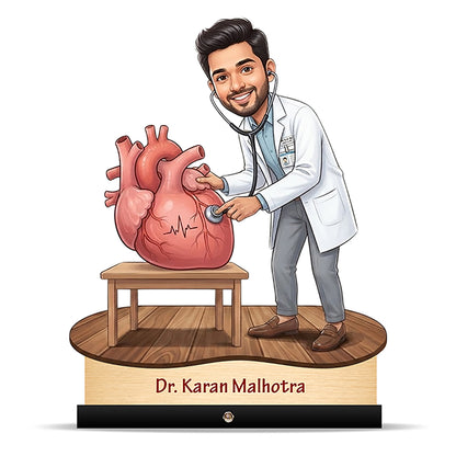 Cardiologist Doctor Caricature C490