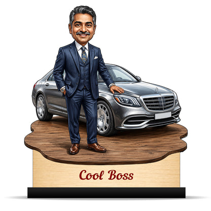 Personalized Cool Boss Caricature C835