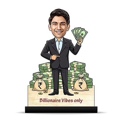 Male Businessman Entrepreneur Caricature C422