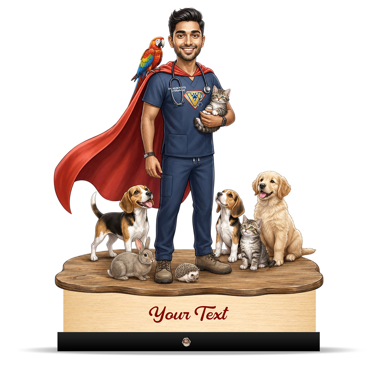 Veterinary Doctor Caricature C726