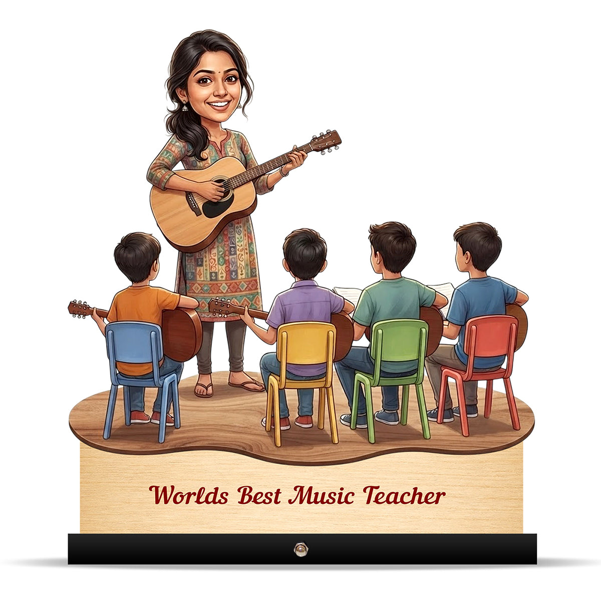 Worlds Best Music Teacher Caricature C502