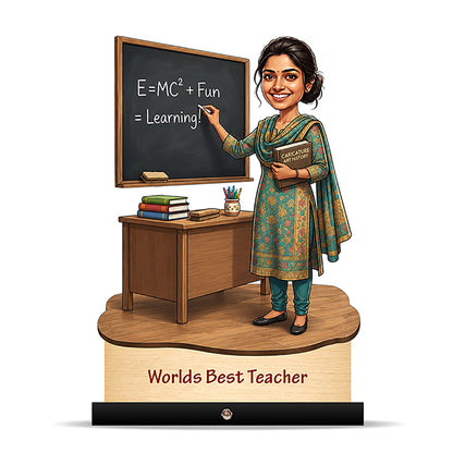 Worlds Best Teacher Caricature C519