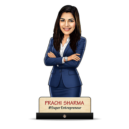 Corporate Female Caricature C424
