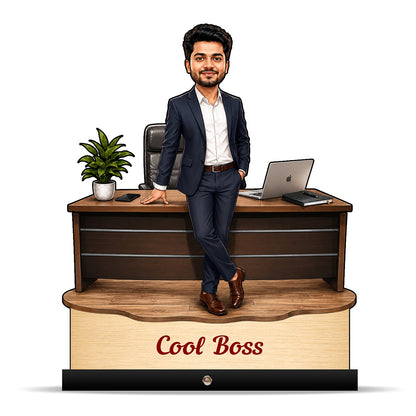 Personalized Cool Boss Caricature C809