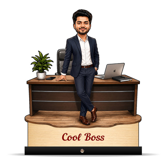 Personalized Cool Boss Caricature C809