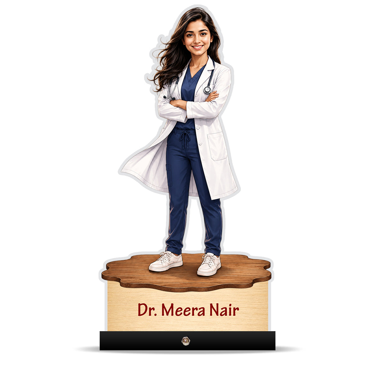 Personalized Female Doctor's Caricature C781