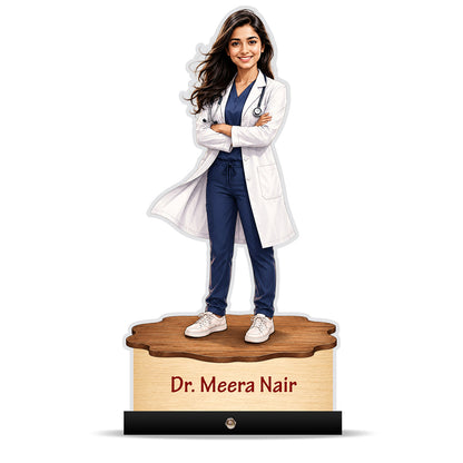 Personalized Female Doctor's Caricature C781