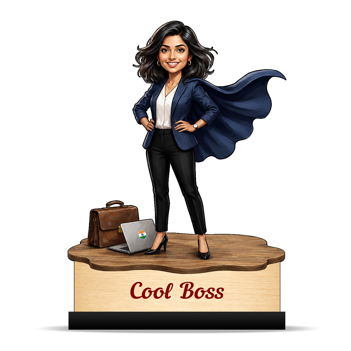 Personalized Female Cool Boss Caricature C861