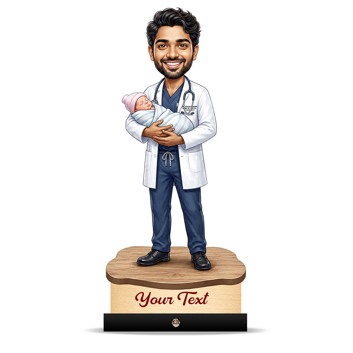 Gynecologist Doctor Caricature C625