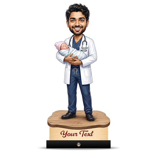 Gynecologist Doctor Caricature C625