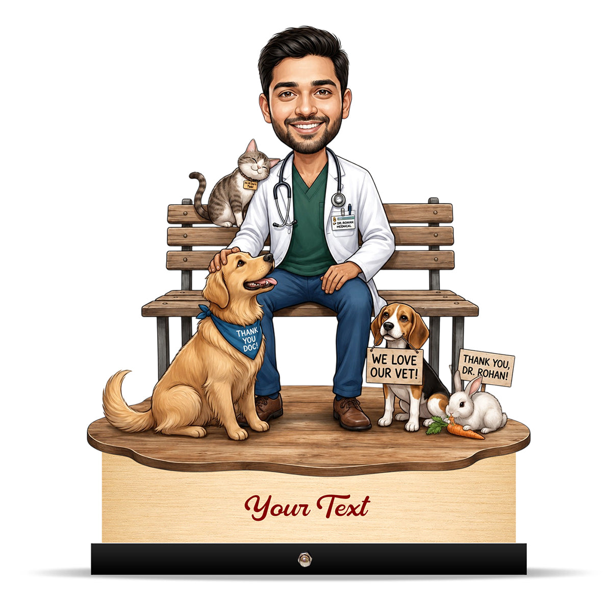 Veterinary Doctor Caricature C693