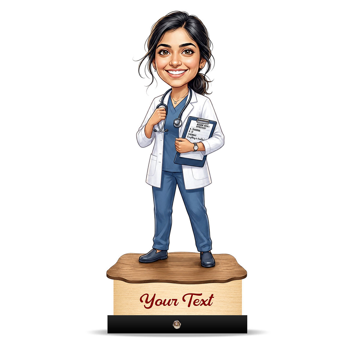 Gynecologist Doctor Caricature C633