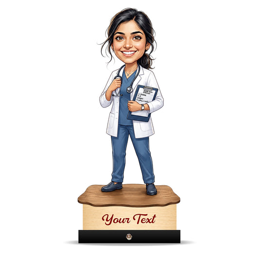 Gynecologist Doctor Caricature C633