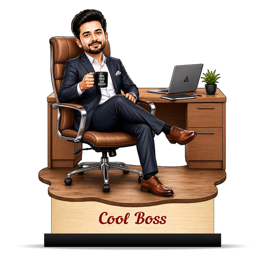 Personalized Cool Boss Caricature C811