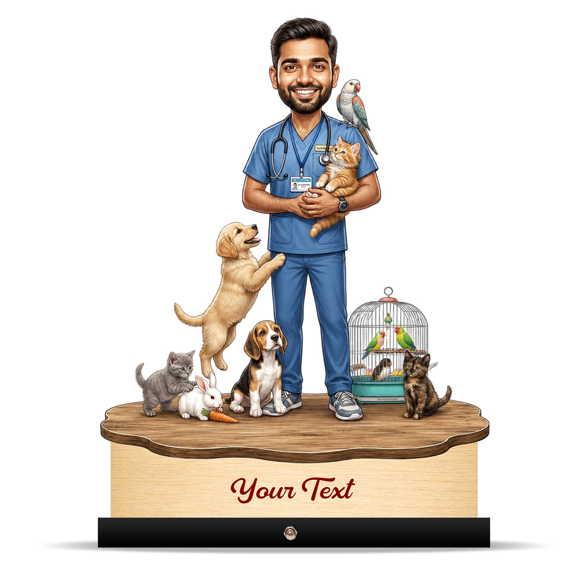 Veterinary Doctor Caricature C707