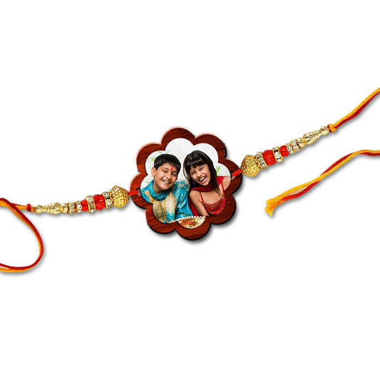 Flower Shape Photo Rakhi R004