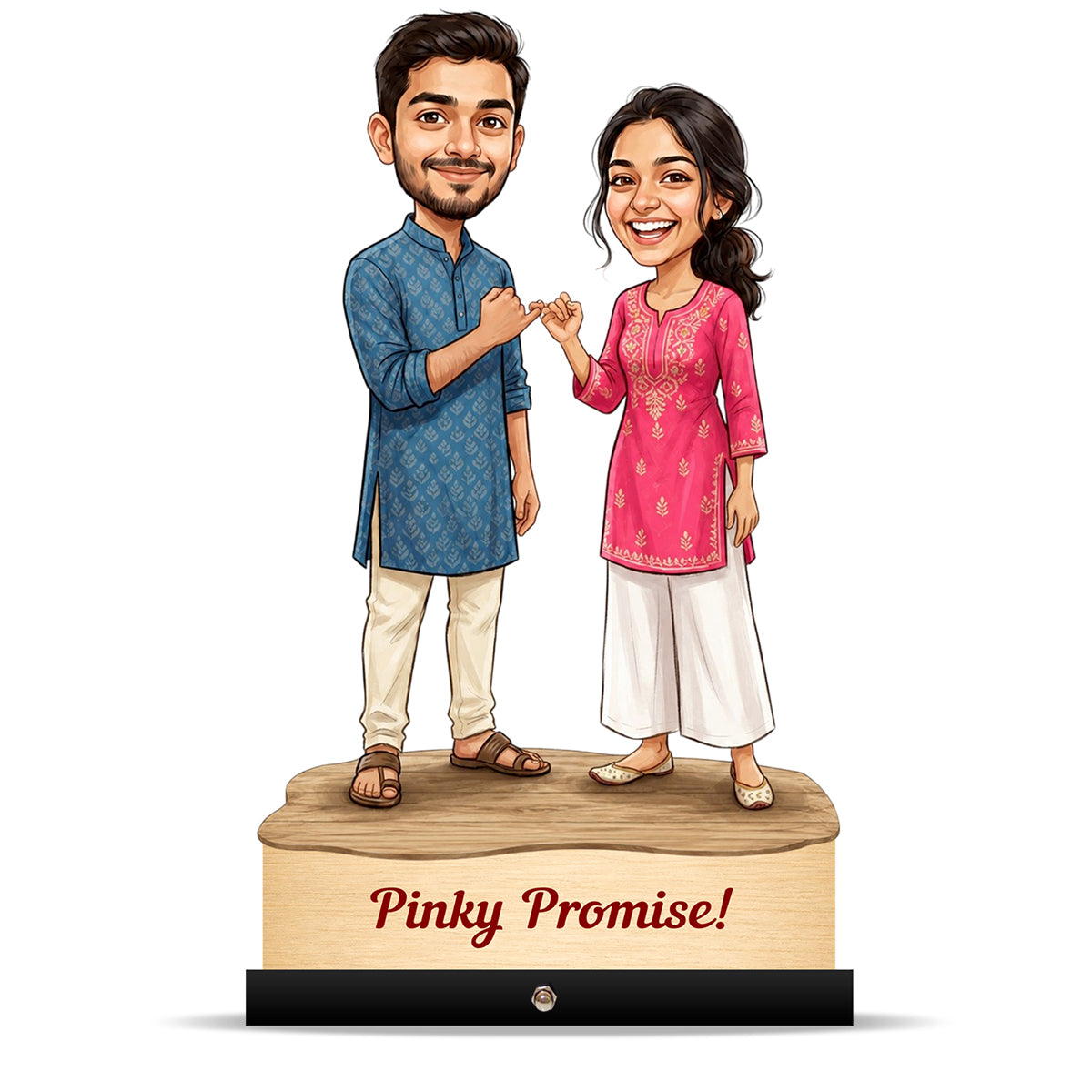 Pinky Promise Rakhi Caricature C582