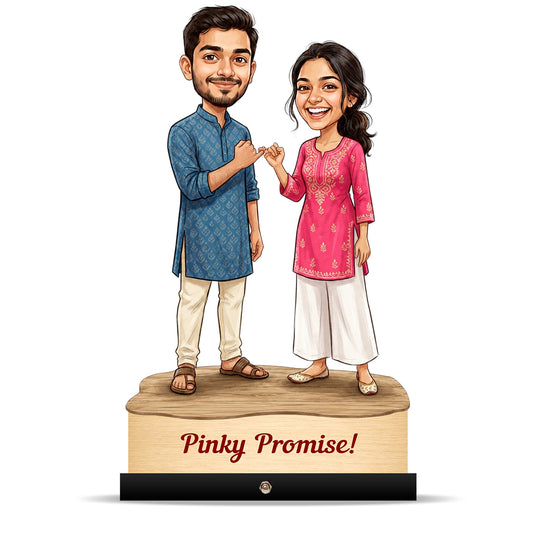 Pinky Promise Rakhi Caricature C582