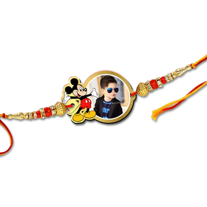 Mickey Mouse Kids Photo Rakhi R015