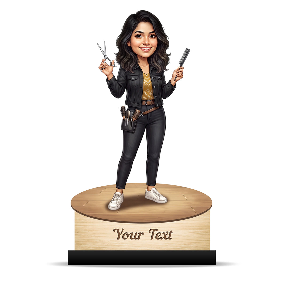 Personalized Gift for Beautician, Makeup Artist & Makeup Lover Caricature C1175